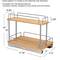 Household Essentials Glidez Wood 2-Tier Cabinet Organizer